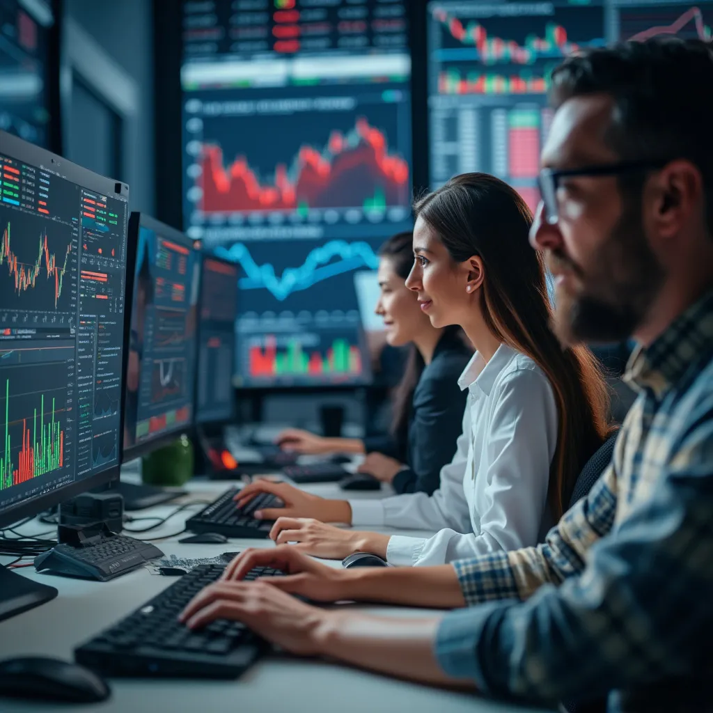 Equipo de InversionesAR trabajando en análisis de datos